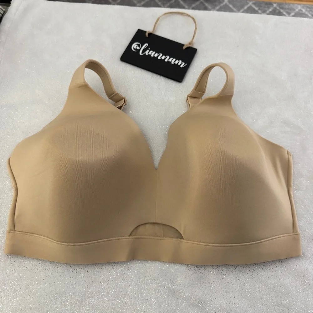 CACIQUE Lane Bryant Set of 2 Comfort Bliss Lightly Lined No-Wire Bras - Picture 7 of 12
